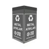 Plastik Metal Atık Kutusu