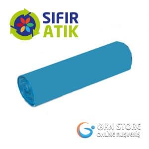 Sıfır Atık Çöp Poşeti 75x90 Mavi